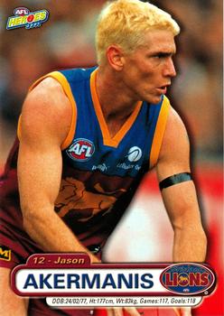 2001 ESP AFL Heroes #14 Jason Akermanis Front